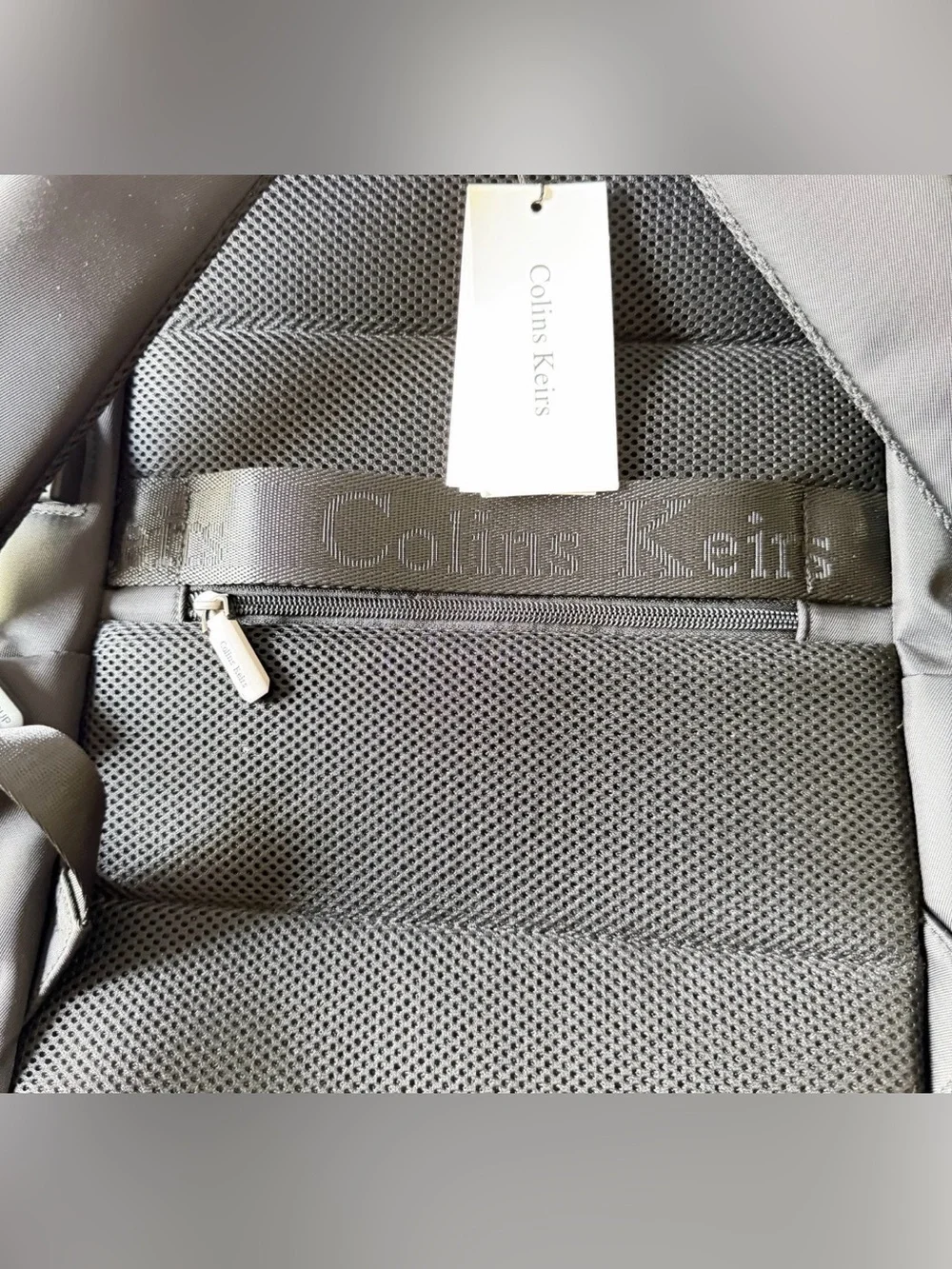 NWT Colins‎ Keirs Minimalist Laptop Backpack Black For Travel, School, Work.